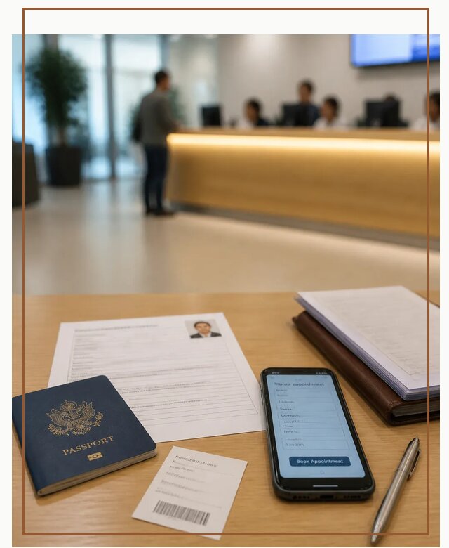 Запись в визовый центр в Топках для подачи документов