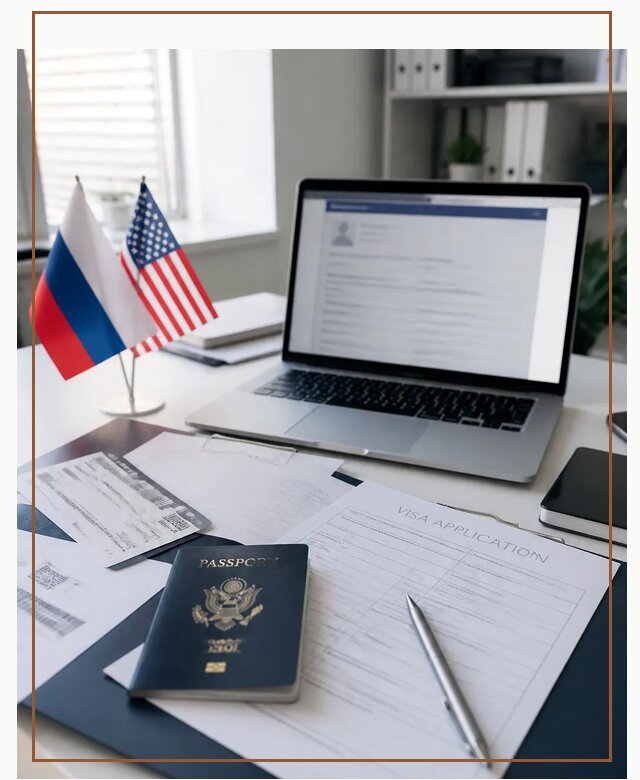Оформление визы в США для туристов и бизнеса в Топках