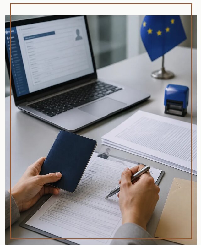 Оформление национальной визы D для переезда и работы в Топках