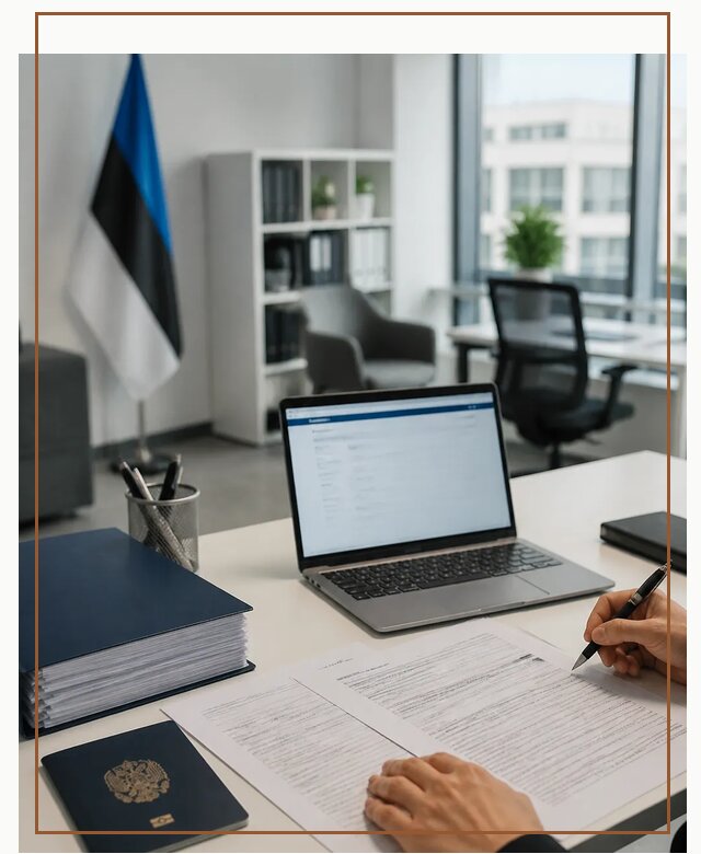 Оформление ВНЖ в Эстонии для переезда и легального проживания в Топках