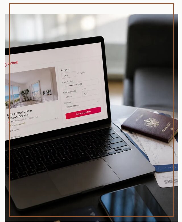 Оплата бронирования Airbnb онлайн для проживания в Топках